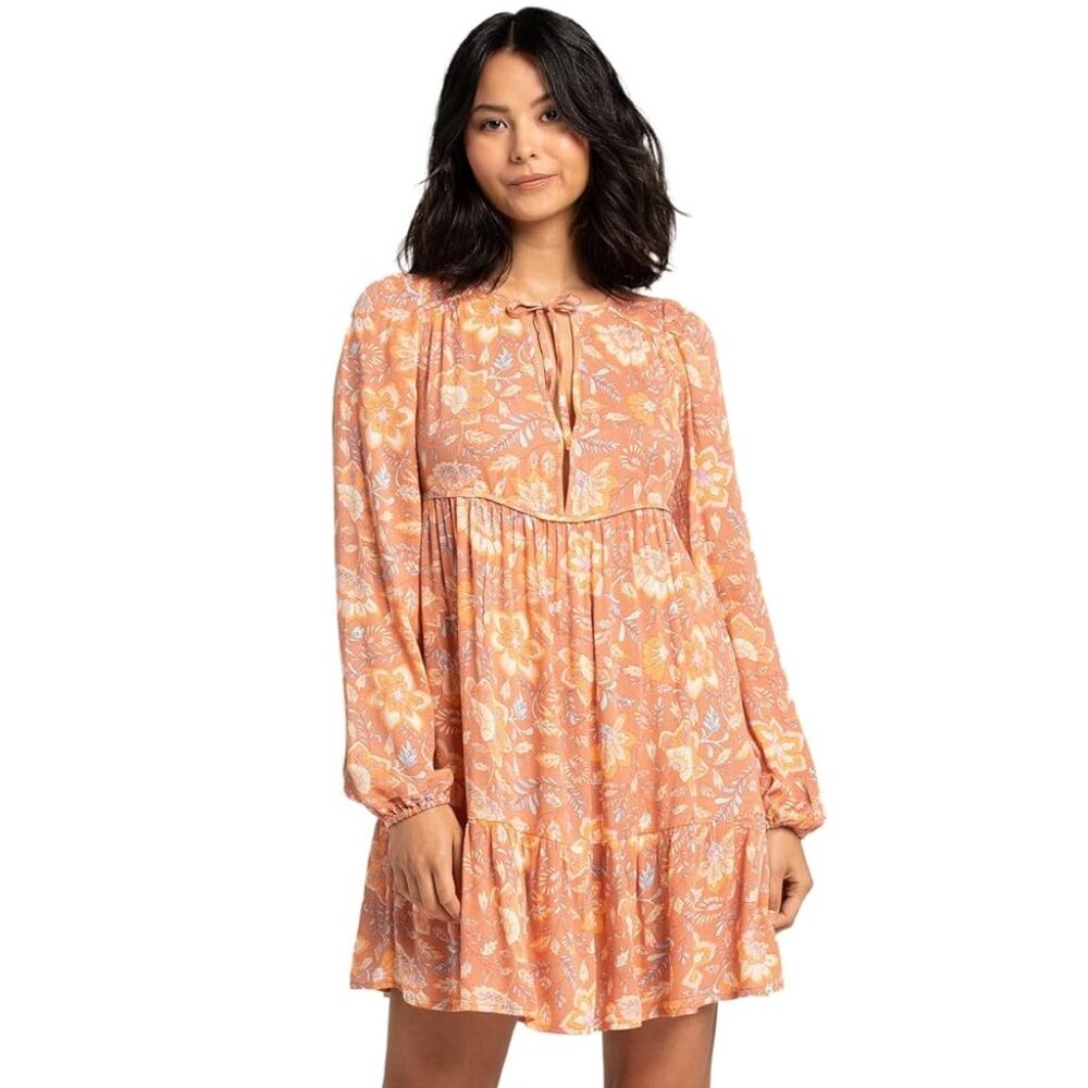 NWT Billabong Hearts Desire Summer Floral Mini Dress Multi-Colored P1302